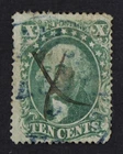 CKStamps: US Stamps Collection Scott#32 10c Washington Used CV$220