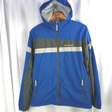 COLUMBIA Youth Hooded Windbreaker Size 18/20 Gorpcore Utility Spring Fall
