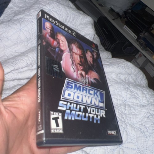 WWE SmackDown Shut Your Mouth (PlayStation 2, 2002) Complete Black Label PS2 VGC - Picture 2 of 6