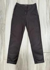 Ladies TOAST Grey Cotton Elastane  Trousers - Size 10 UK