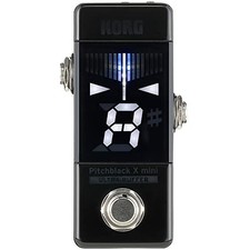 Korg Pitchblack X Mini Chromatic Guitar Pedal Tuner w/ Four Display Modes and