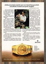 Rolex Day-Date - Reklame Werbeanzeige Original-Werbung 1980 (3)
