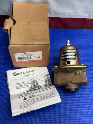 #ad Bell amp; Gossett Pressure Reducing Valve 110196 B7 12 $59.95