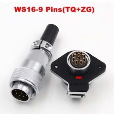 WS16 TQ/ZG Aviation Plugs Sockets 2 3 4 5 7 9 10 Pins Waterproof Cable Connector