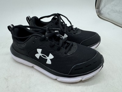 Under Armour Charged Assert 10 Athletic Sneakers Womens Black Lace-Up - 6.5