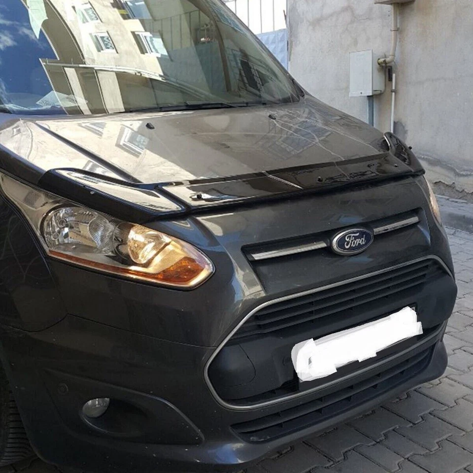 Protector de capó deflector protector contra insectos para Ford Transit Connect 2014-2020 Foto 2 de 3
