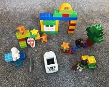 LEGO DUPLO Zoo Printed Bricks & Blocks Lot Tiger Monkey Polar Bear