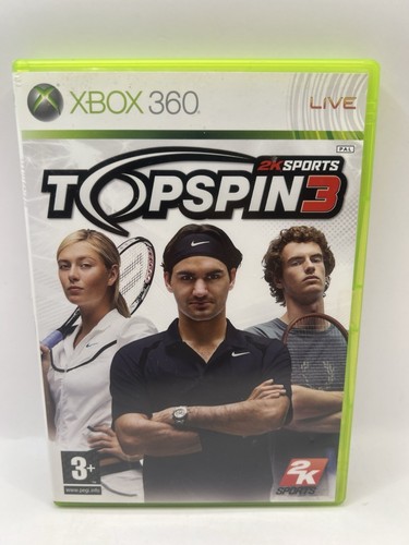 Topspin 3 (Microsoft Xbox 360, 2006) komplett mit Handbuch Topspin 3 (Microsoft Xbox 360, 2006) komplett mit Handbuch