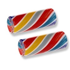 2 PIEZAS Espiral 7 Agujeros Fumar Cigarrillos Colorido Vidrio Puntas Filtro Boquilla Pipa
