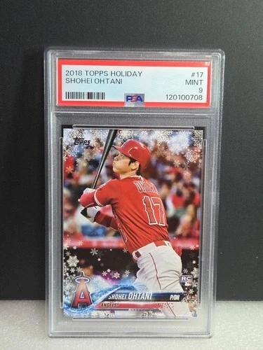 Topps 2018 Holiday Shohei Ohtani HMW17 Rookie MINT PSA9 👌