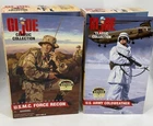 Lot of 2 Hasbro G.I. Joe Action Figures - US Army Coldweather, USMC Force Recon