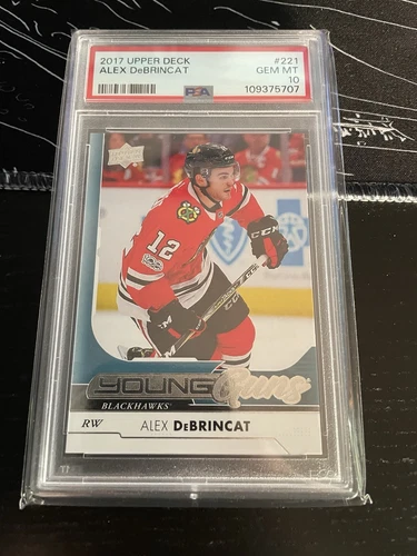 2017 Upper Deck - Young Guns #221 Alex DeBrincat (RC) PSA 10