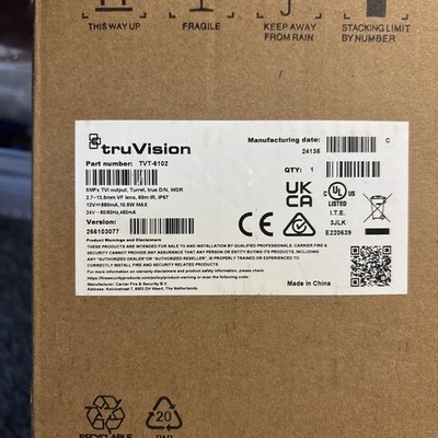 TruVision HD-TVI Analog Revolverkamera, 5MP, 2,7 bis 13mm. tvt-6102