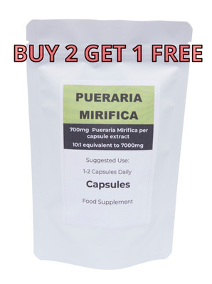 Pueraria Mirifica 7000mg Kapseln hochfeste Brustvergrößerung vegan