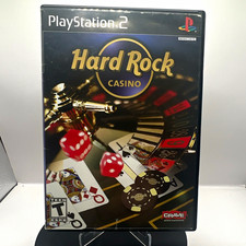 Hard Rock Casino PS2 PlayStation 2 Crave Casino & Cards T Teen NTSC Manual