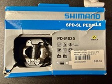 Shimano PD-M530 SPD Trail Pedals Clipless MTB Bicycle EPDM530 NOS Discontinued