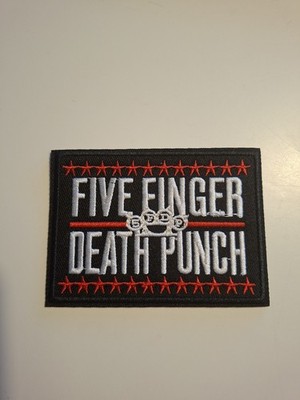 Five Finger Death Punch Patch Aufnäher Bügelbild Heavy Metal
