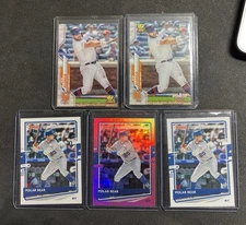 (5) Pete Alonso 2020 Topps & Donruss Card Lot Polar Bear & Pink Variations
