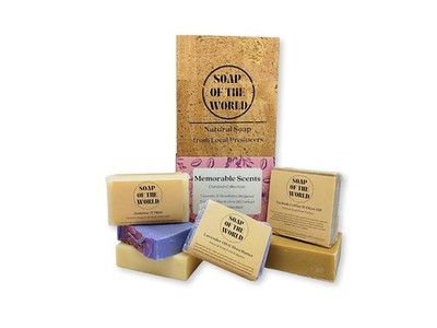 Memorable scents, Geschenkset mit 3 Seifenstücken, Naturkosmetik, Duschseife,