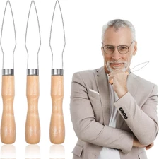 3Pcs Button Hook and Zipper Pull Helper, One Hand Button Assist Device Dressing