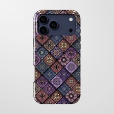 iPhone 17 Magsafe Tough Phone Case For Apple iPhone 14-17 Series Mandala Pattern