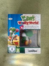 Image of Yoshi's Wooly World Big Box & Amiibo Nintendo Wii U New / Sealed Game