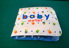 Vintage 1991 Shelcore Baby Wallet Plastic Toy, Clean, Complete, Excellent Cond.