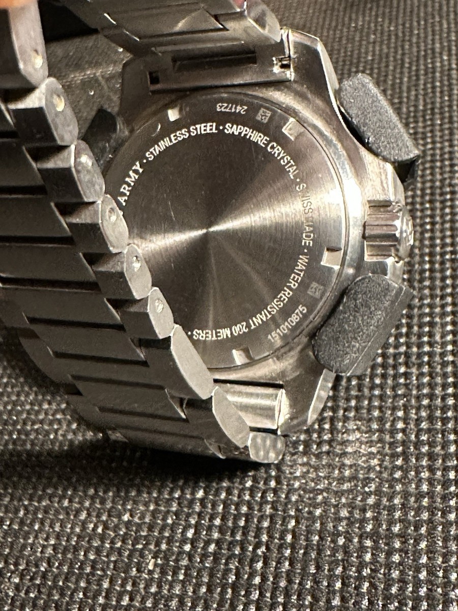 Swiss Army Victorinox Inox Men's Watch Stainless Steel 241723.1 | eBay