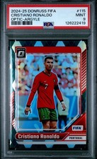 PSA 9 2024-25 Panini Donruss Optic FIFA Cristiano Ronaldo Argyle SP 115 PORTUGAL