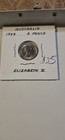 Australia 1958 Three Pence Choice BU .500 Fine Silver High Detail and Luster — photo 2