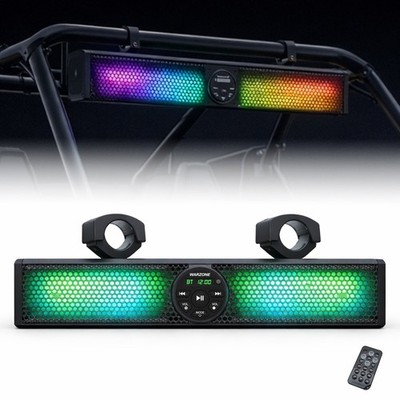 Warzone WZS17RGB 17'' Bluetooth Soundbar 600W RGB for UTV ATV Car Marine