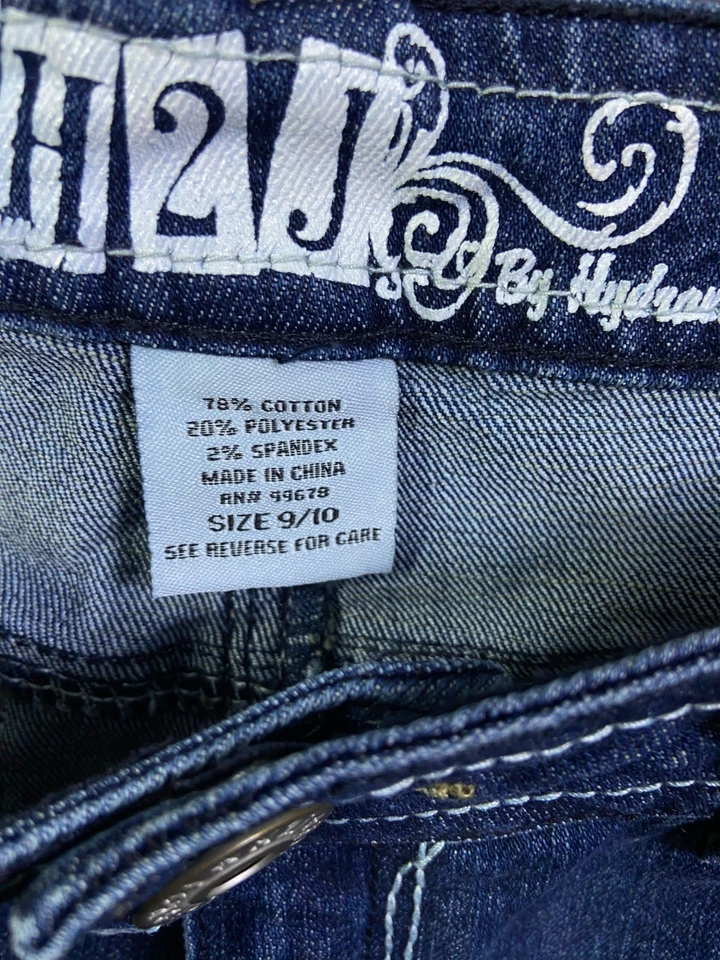 Pantalones Cortos H2J by Hydraulic Denim Talla 9/10 Bolsillos de Costura Gruesa W28/L2 Foto 3 de 4