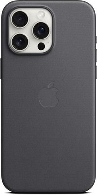 Original / Offizielles Apple IPHONE 15 Pro Max Finewoven Hülle / - Schwarz - Neu