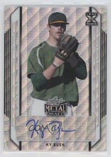 2021 Leaf Metal Draft Silver Wave Ky Bush #BA-KB1 Auto 1em1