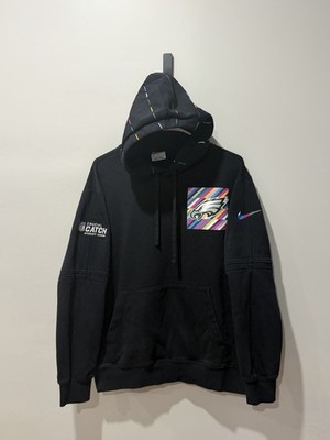 Nike Philadelphia Eagles Crucial Catch Sideline Hoodie Size Large