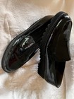 Paul Green Black Patent Leather Comfort Urban Lug Sole Loafer SIZE 9 EUC — photo 3