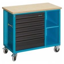 Hazet Fahrbare Werkbank mit Schubladen in Schwarz