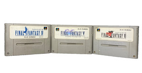 Super Famicom SFC Final Fantasy Bundle Lot IV V VI  Japanese Import