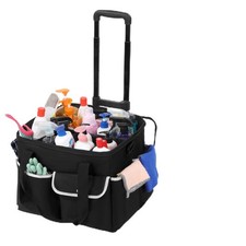 BALAPET Rolling Cleaning Caddy Bag Trolley with Shoulder Strap Portable House...