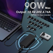 Alimentatore PC Cavo Alimentazione/Adattatore AC Per Laptop DELL - Compatibile Con HK45NM140, 00285K, 0YTFJC Cavo AC Caricabatterie Dell