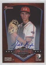 2017 Bowman Chrome AFLAC/Under Armour All-American Game Michael Kopech Auto 1j2