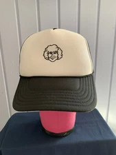 Danny Duncan Face,White/Black,Mesh Snapback Trucker Hat Printed Logo U-tuber