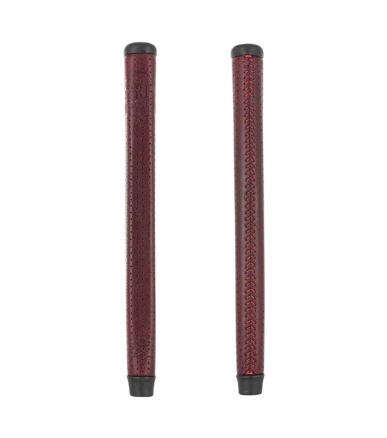 Empuñadura de putter con cordones The Grip Master Roo rojo oscuro elige talla