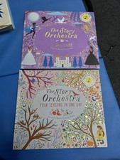 2 Books The Story Orchestra Swan Lake And Four Seasons In One Day. Buttons Work 