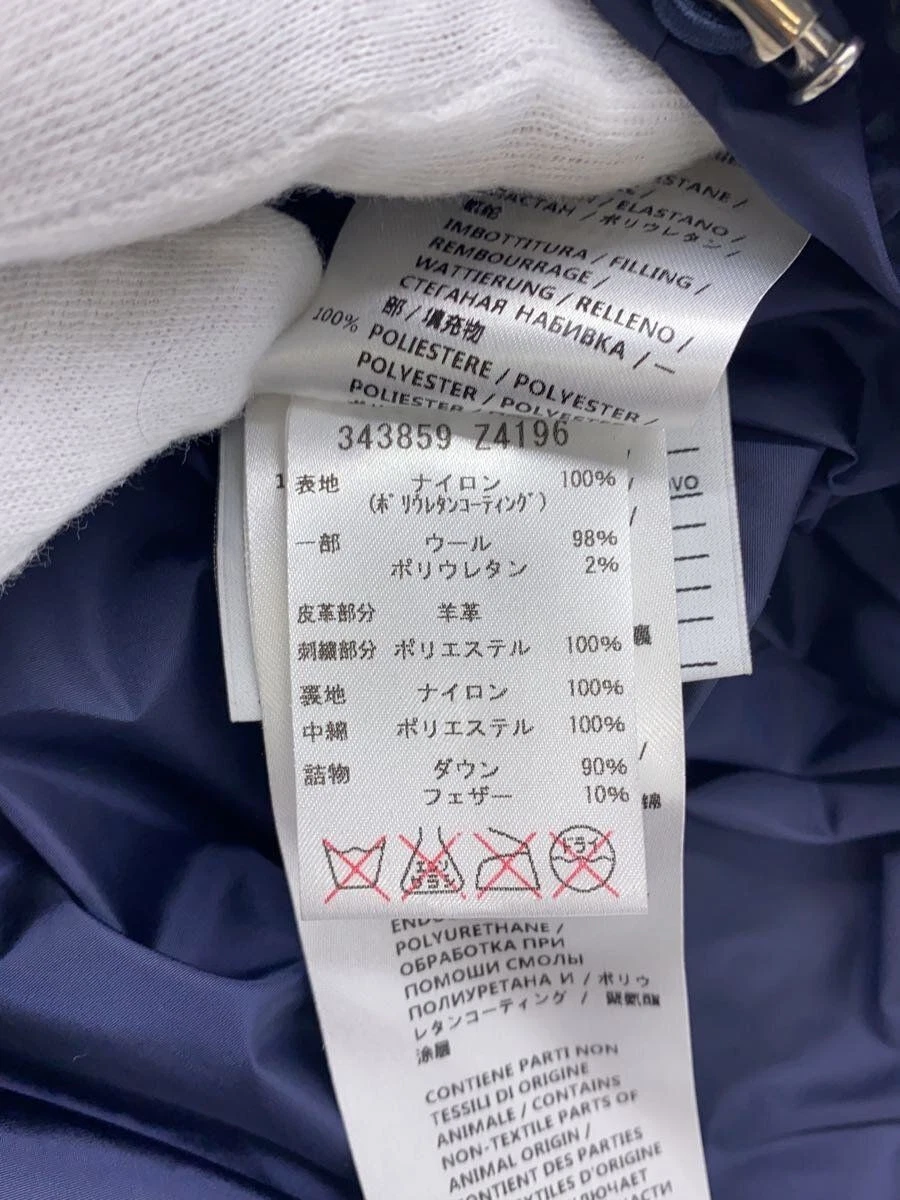 Piumino Gucci 44 poliestere blu navy tinta unita 343859 Z4196