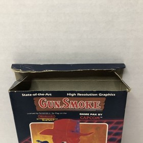 Gun.Smoke (Nintendo NES Video Game 1988) Game, Box & Reg Card Only