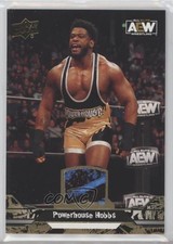 2023 Upper Deck AEW All Elite Wrestling Gold Memorabilia Powerhouse Hobbs 2zq