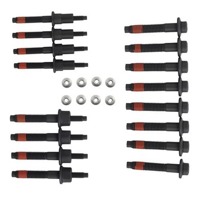 Exhaust Manifold Stud Bolt Nut Kit for Dodge Dakota 4.7L V8 2000-2007 Steel