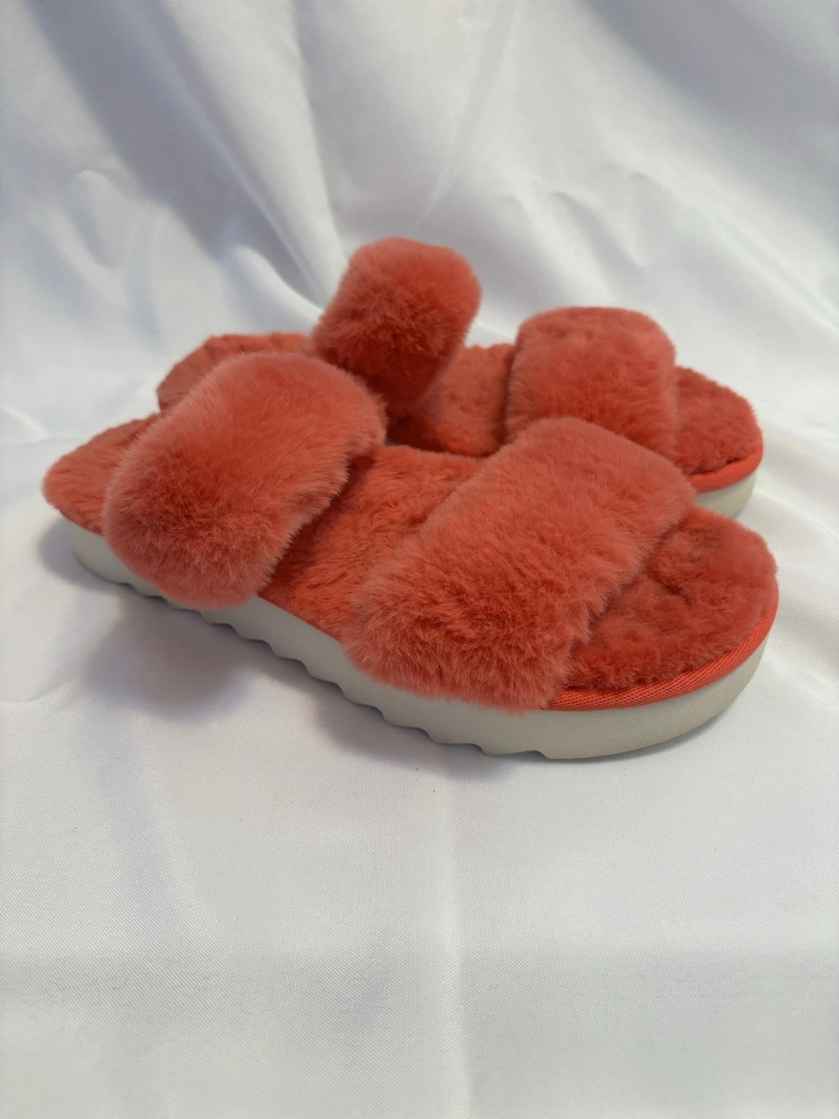 Ciabatta Koolaburra by UGG rosa fuzz on pelliccia sintetica taglia 6