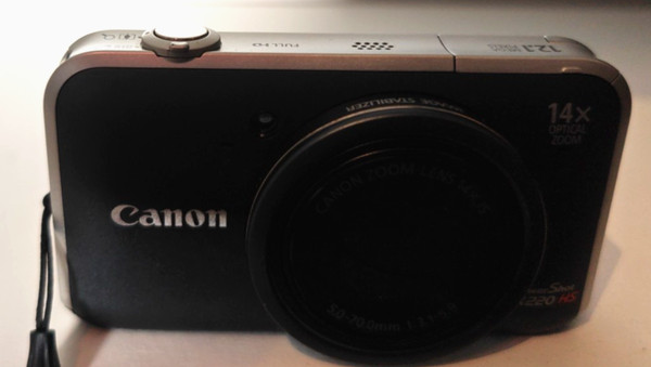 Canon Powershot SX220 HS Compact Digital Camera PC1620 (made In Japan)